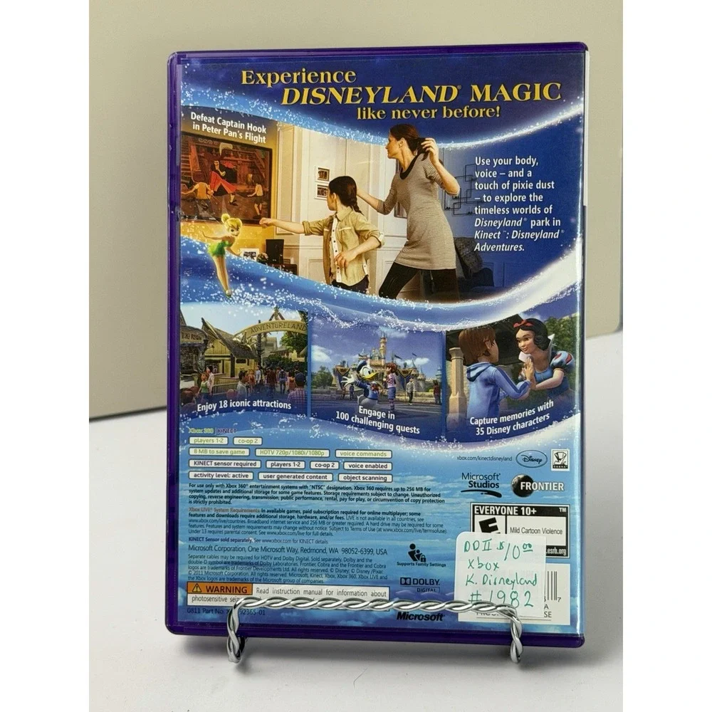 Xbox 360 Kinect Disneyland Adventures (Microsoft Xbox 360, 2011) Complete